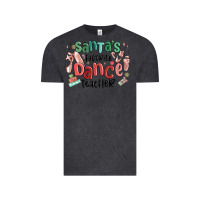 Vintage Black santa's favorite dance teacher Vintage Tee - MaliasSmallBusiness