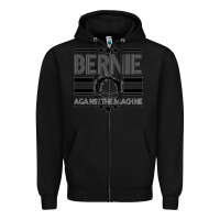 Black Bernie Against The Machine Zipper Hoodie - Bettercallsaul