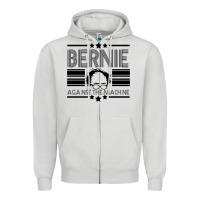 Dove Grey Bernie Against The Machine Zipper Hoodie - Bettercallsaul