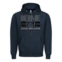 Navy Bernie Against The Machine Zipper Hoodie - Bettercallsaul