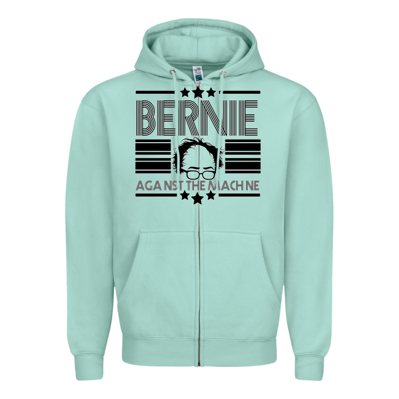 Bernie Against The Machine Zipper Hoodie by Bettercallsaul | Teevron