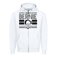 White Bernie Against The Machine Zipper Hoodie - Bettercallsaul