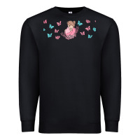 Black butterflies and mom Premium Sweatshirt - TumblerDesignByShophia