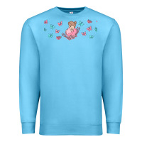 Ocean Blue butterflies and mom Premium Sweatshirt - TumblerDesignByShophia