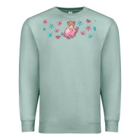Seafoam butterflies and mom Premium Sweatshirt - TumblerDesignByShophia