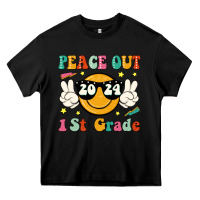 Black peace out 2024 1st grade Heavy Core Tee - JahusDesignShop