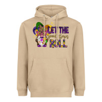 Mushroom Let the good times roll with gnome Heavyweight Hoodie - HowdyJamesFarm