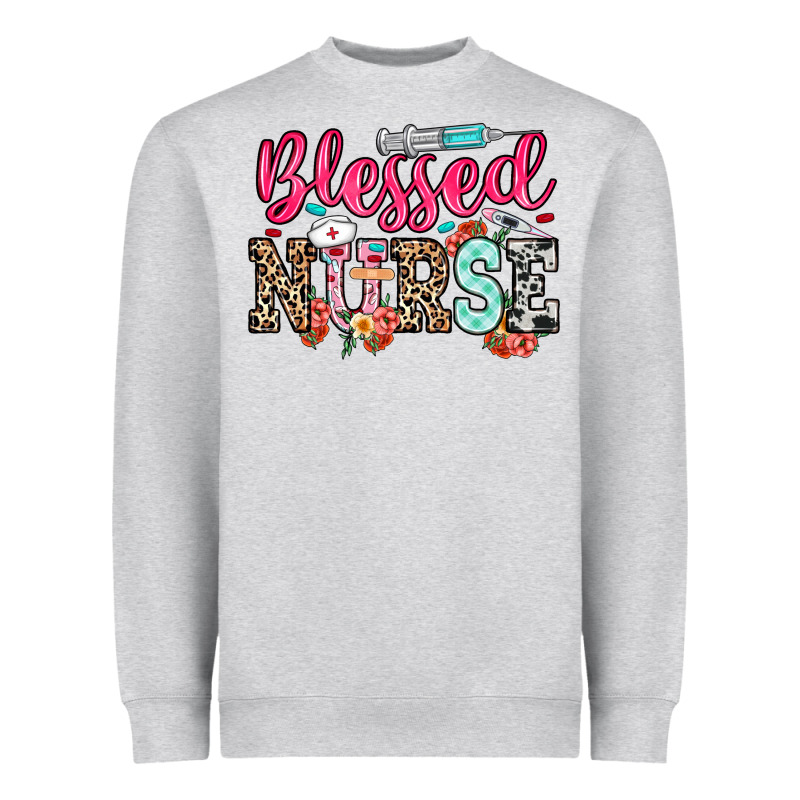 Blessed Nurse Heavyweight Sweatshirt by NancyCooperArtShop | Teevron