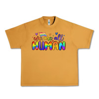 Peanut Butter we are all human Urban Heavy Tee - MaliasSmallBusiness
