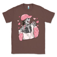 Chestnut skeleton girl valentine's day Classic Tee - MaliasSmallBusiness