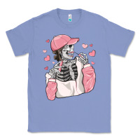 Colony Blue skeleton girl valentine's day Classic Tee - MaliasSmallBusiness