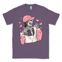 Lavender skeleton girl valentine's day Classic Tee - MaliasSmallBusiness