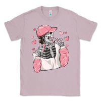 Lilac skeleton girl valentine's day Classic Tee - MaliasSmallBusiness