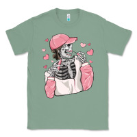 Sage skeleton girl valentine's day Classic Tee - MaliasSmallBusiness