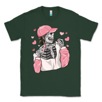 Sports Green skeleton girl valentine's day Classic Tee - MaliasSmallBusiness