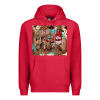 Cardinal merry christmas gnome Premium Hoodie - JahusDesignShop
