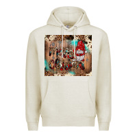 Oatmeal Heather merry christmas gnome Premium Hoodie - JahusDesignShop