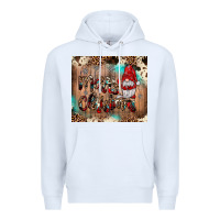 White merry christmas gnome Premium Hoodie - JahusDesignShop