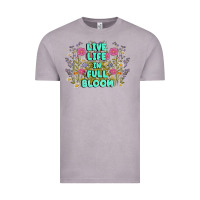 Vintage Zinc live life in full bloom Vintage Tee - MaliasSmallBusiness