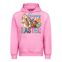 Fuchsia Pink Easter Day With Truck Urban Hoodie - BundleAndBundleShop