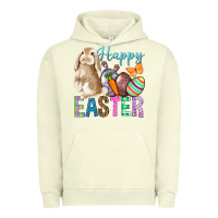 Pigment Pistachio Easter Day With Truck Urban Hoodie - BundleAndBundleShop