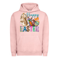 Pigment Salmon Easter Day With Truck Urban Hoodie - BundleAndBundleShop