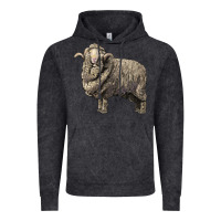 Vintage Black merino wool sheep Vintage Hoodie - LillyAllenDesigns