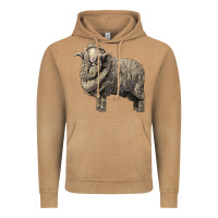 Vintage Camel merino wool sheep Vintage Hoodie - LillyAllenDesigns