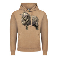 Merino Wool Sheep Vintage Hoodie | Teevron