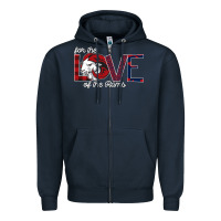 Navy For the Love of the Rams Zipper Hoodie - Bettercallsaul