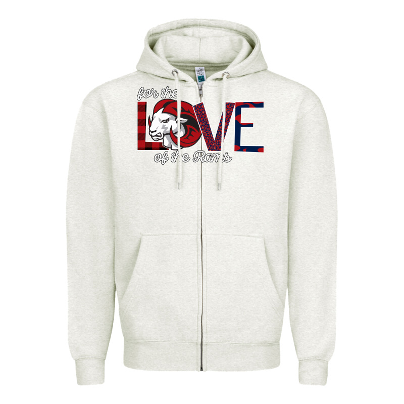 For The Love Of The Rams Zipper Hoodie by Bettercallsaul | Teevron