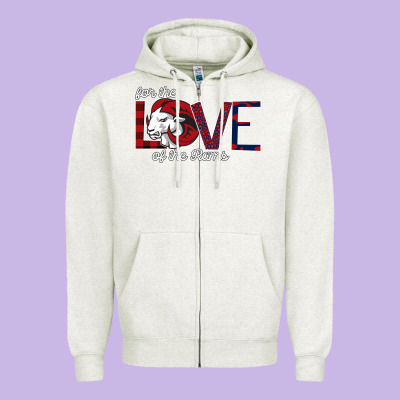 For The Love Of The Rams Zipper Hoodie Designed By Bettercallsaul