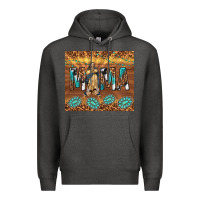 Charcoal Heather our lady of guadalupe Premium Hoodie - TumblerDesignByShophia
