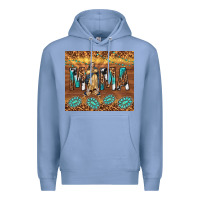 Colony Blue our lady of guadalupe Premium Hoodie - TumblerDesignByShophia
