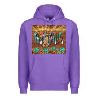 Purple our lady of guadalupe Premium Hoodie - TumblerDesignByShophia