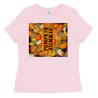 Pumpkin Junkie Ladies Tee | Teevron