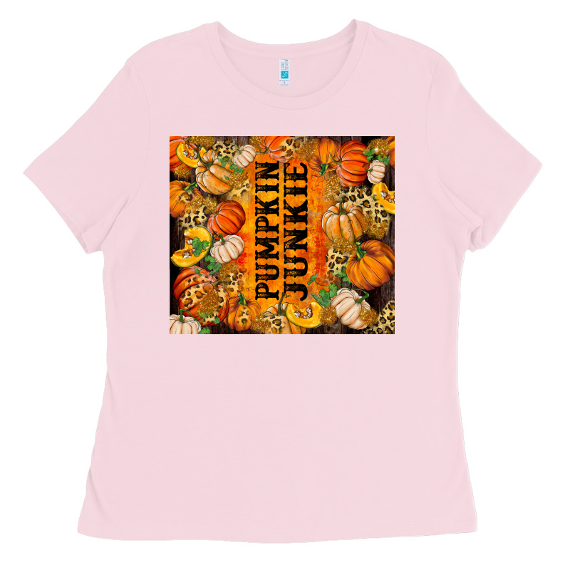 Pumpkin Junkie Ladies Tee by RanaPortraitStore | Teevron