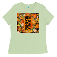 Matcha Pumpkin Junkie Ladies Tee - RanaPortraitStore