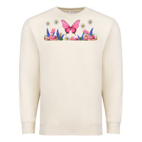 Sandshell butterflies and flowers Premium Sweatshirt - TumblerDesignByShophia