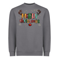 Merry Christmas Raindeerr Heavyweight Sweatshirt | Teevron