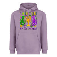 Lavender I'm just here for the Crawfish Heavyweight Hoodie - HowdyJamesFarm