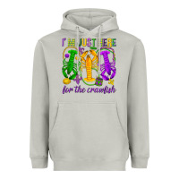 Moon Dust I'm just here for the Crawfish Heavyweight Hoodie - HowdyJamesFarm