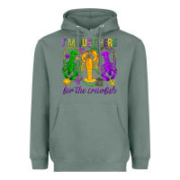 Sage I'm just here for the Crawfish Heavyweight Hoodie - HowdyJamesFarm
