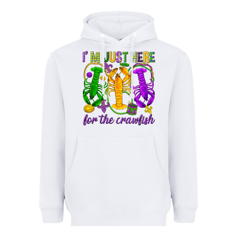 I'm Just Here For The Crawfish Heavyweight Hoodie by HowdyJamesFarm | Teevron