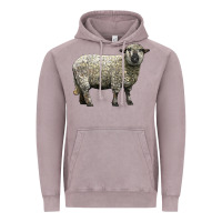 Vintage Zinc hampshire sheep Vintage Hoodie - LillyAllenDesigns