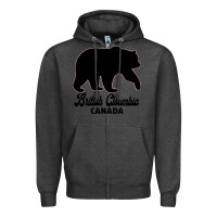 Charcoal Heather British Cloumbia Canada Zipper Hoodie - Bettercallsaul