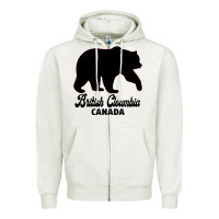 Oatmeal Heather British Cloumbia Canada Zipper Hoodie - Bettercallsaul