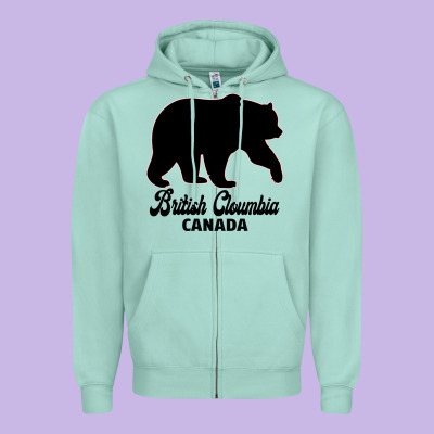 British Cloumbia Canada Zipper Hoodie Designed By Bettercallsaul