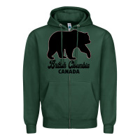 Sports Green British Cloumbia Canada Zipper Hoodie - Bettercallsaul