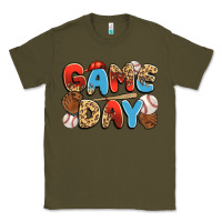 Army Green game day baseball Classic Tee - JahusDesignShop